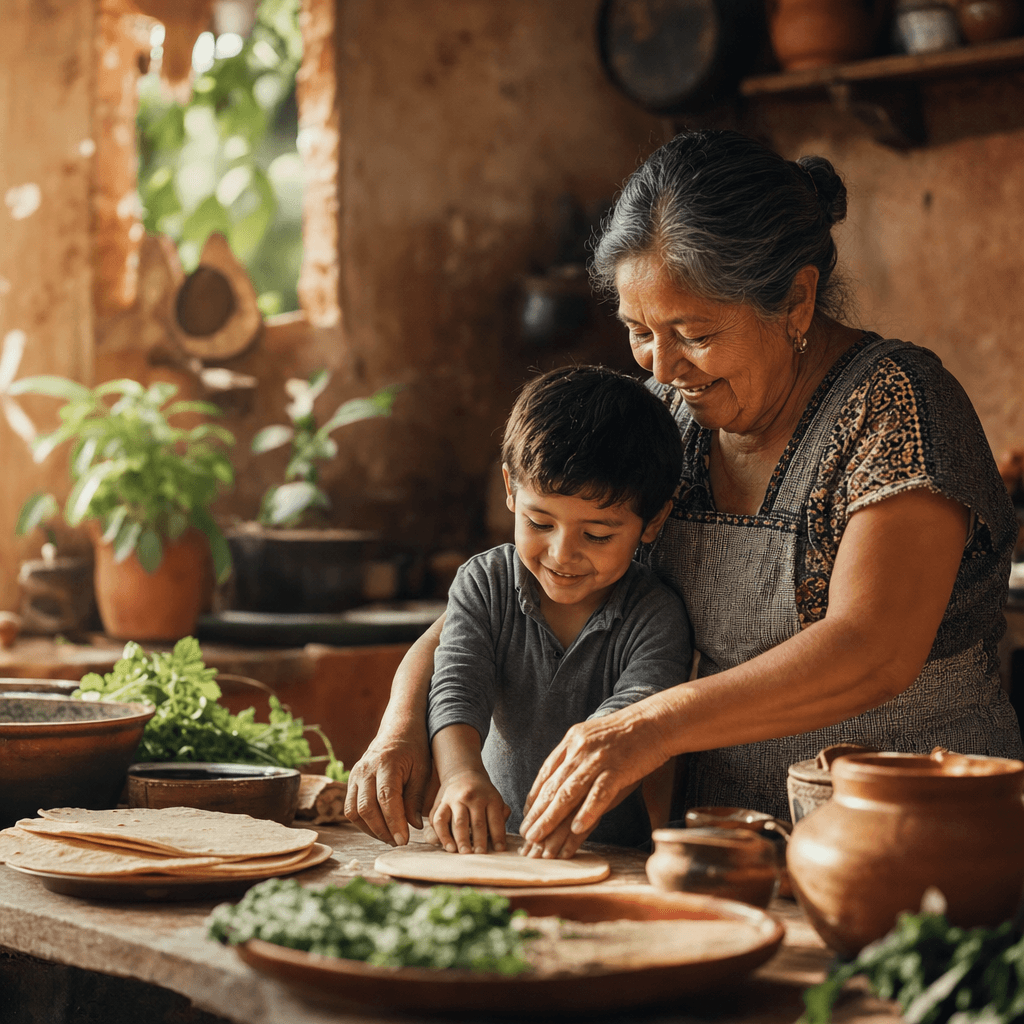 Chef Paul's grandmother's kitchen